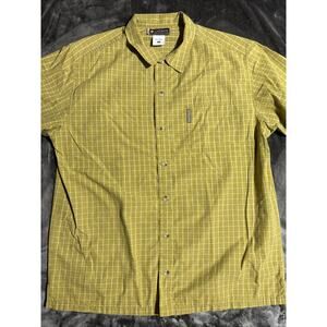 Columbia XCO Men's XL Green Short Sleeve Shirt Camping